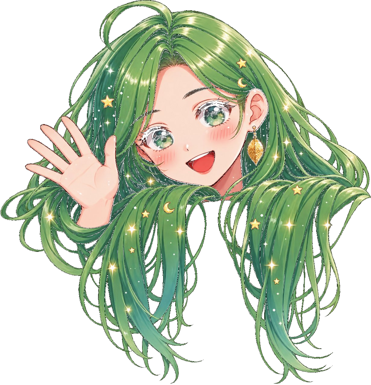 Liny waving hello